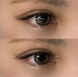 マツエク・マツパ LABEL NATSUKAのマツエク・マツパデザイン