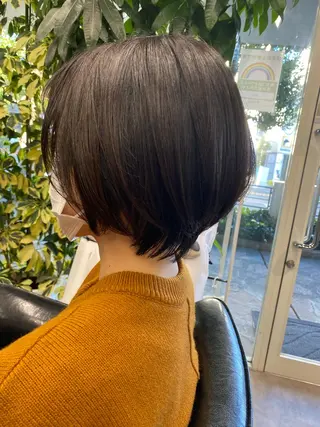 ミディアム ショート・ウルフ✂︎ 安住有咲子のヘアスタイル
