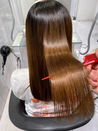 ロング 透明感♡グレージュ ♡ミルクティー♡のヘアスタイル