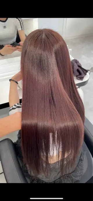 ロング カラー エフェクトブリーチ／ レイヤーカット／翔のヘアスタイル