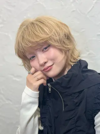 ミディアム レイヤー/似合わせ /もえ🍊のヘアスタイル