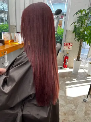 ロング ROSSO Hair＆SPA  香椎宮前店所属・SHIINA 香椎宮前店のヘアスタイル
