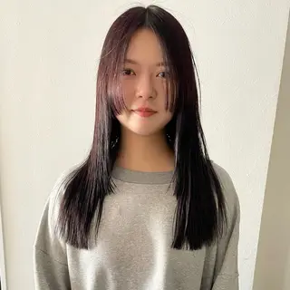 ロング カラー 野村矩樂/パーマ /縮毛矯正のヘアスタイル
