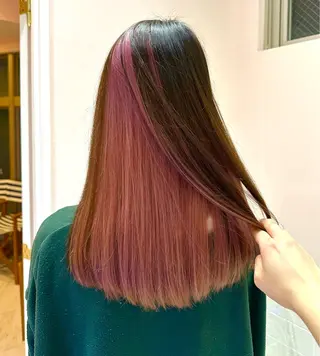 セミロング モテ艶🪄ベージュ カラー🧸RUKAのヘアスタイル