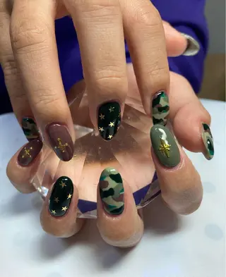 ミディアム ネイル nail yukkoのネイルデザイン