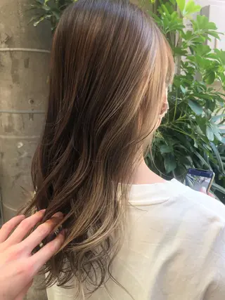 ロング カラー 髪質改善/ ツヤ髪カラー/高井のヘアスタイル