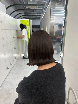 ショート カラー 透ける透明感カラー 🎀anju/渋谷のヘアスタイル