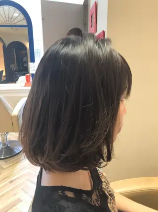 ミディアム 髪質改善縮毛矯正 リピートNo.1米倉のヘアスタイル