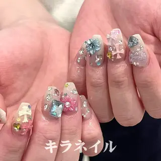 ネイル 🎀KIRA ワンホンネイル✨のネイルデザイン
