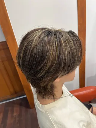 カラー メンズ 篠田 翔太のヘアスタイル