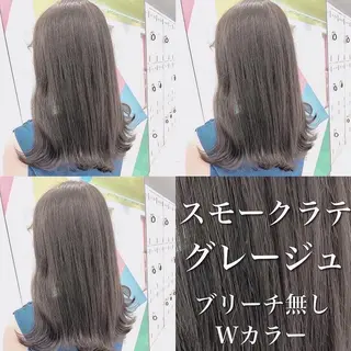 ロング 💍大人デザイン /ハイトーン♡リクトのヘアスタイル