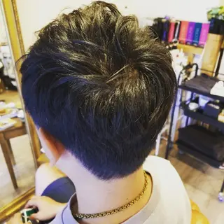 ショート メンズ spa hair  ark 富井直美のヘアスタイル