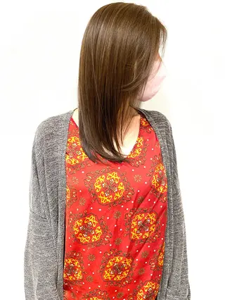 セミロング MYRTLE TSUNODAのヘアスタイル