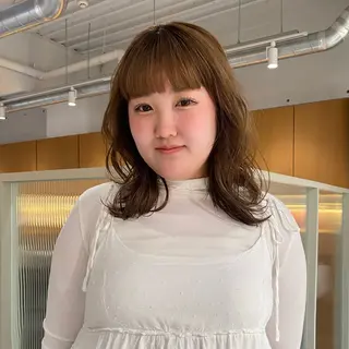 ロング カラー ベージュ/暖色🧸 ハイトーン/ninaのヘアスタイル