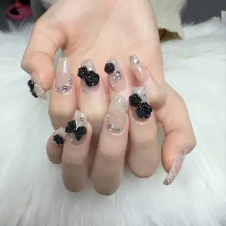 ネイル 🎀nana🫧 ワンホンネイル🎀のネイルデザイン