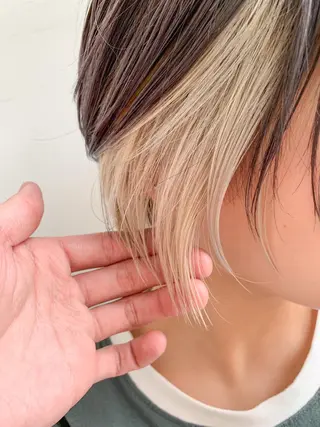 ショート 🍀ケアブリーチ カラー🍀坂井のヘアスタイル