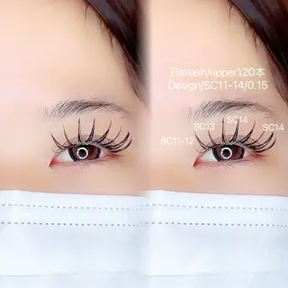 マツエク・マツパ Judy by charmeのマツエク・マツパデザイン