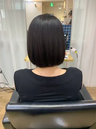 ショート 神戸ボブ✂️ ioe三宮/田 伸佳のヘアスタイル