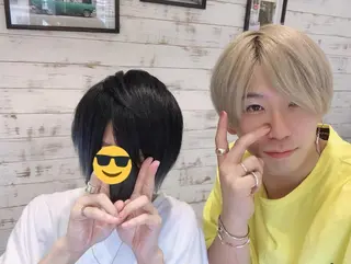 カラー メンズ 韓国カラーエクステ 👑代表渡部雅己👑のヘアスタイル