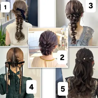 ヘアアレンジ 🩰モテ艶girly ヘア🪽彩香‎🪡⟡のヘアスタイル