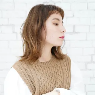ミディアム カラー 低ダメージ特化🌱 佐野優斗のヘアスタイル