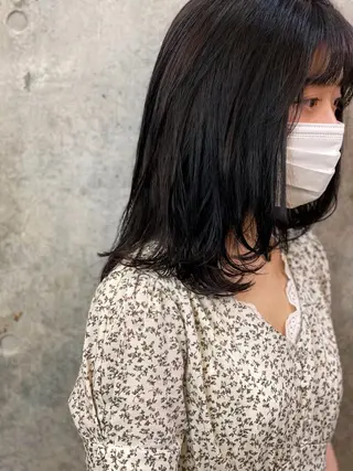 ミディアム カラー 【雰囲気ﾍｱ☺︎】 岩井隼人のヘアスタイル