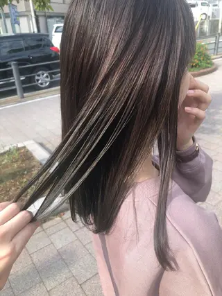 セミロング GO TODAY SHAiRE SALON原宿Stella店所属・GO TODAY シェアサロンのヘアスタイル