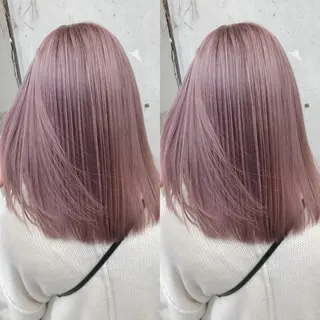 ミディアム カラー ブリーチ無しダブル カラー🦕まどかのヘアスタイル