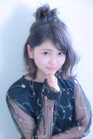 ショート ミディアム ヘアアレンジ 伊藤 裕貴のヘアスタイル