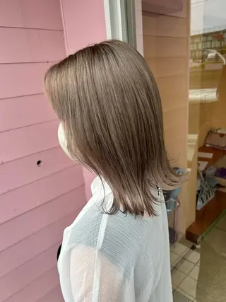 ミディアム ボヌールソレイユ所属・☁️彦坂唯有/ 透明感カラー☁️のヘアスタイル
