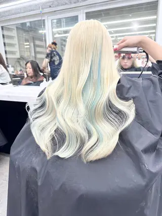 ショート カラー ❄️💛エクステ ブリーチ❄️yukiのヘアスタイル