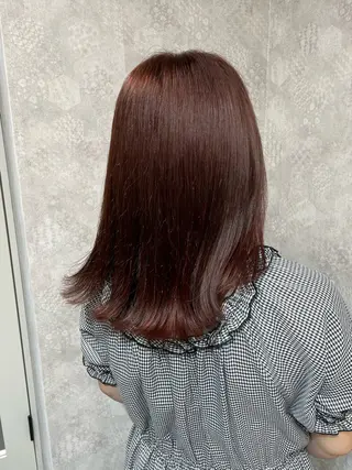 ミディアム カラー 【美髪ハイトーン】 髪質改善/大和🎀のヘアスタイル