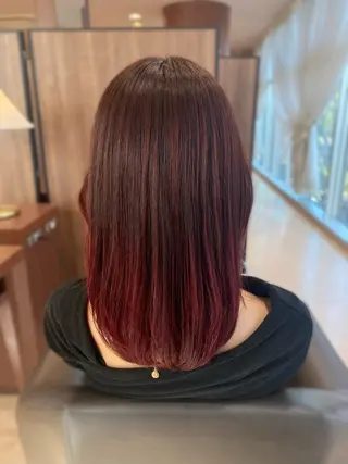 セミロング カラー Reginavita栄店 【レジナヴィータ】所属・鈴木 二依奈のヘアスタイル