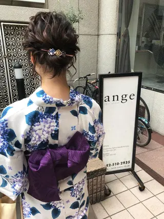 ショート ヘアアレンジ 佐藤 奈佳子 サトウ ナカコのヘアスタイル