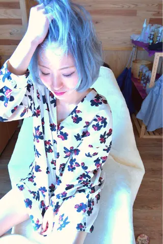 ショート カラー パーマ ヘアアレンジ メンズ belle chambreイブカのその他イメージ