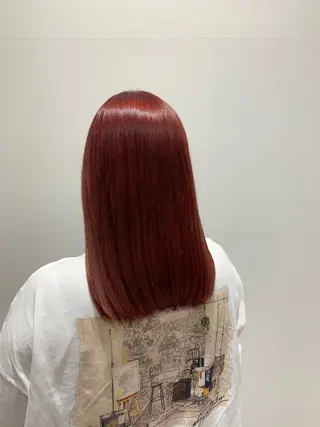 カラー D’asty梓川所属・山崎 夢奈のヘアスタイル