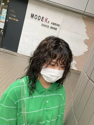 ミディアム パーマ SHAFT Ieiriのヘアスタイル