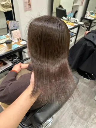 ミディアム カラー 艶髪レイヤー上田 紗也🇰🇷💗のヘアスタイル