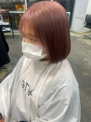 ショート カラー 💗💗韓国レイヤー yu-ki💗💗のヘアスタイル