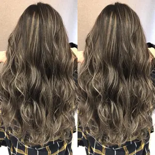 ロング カラー 井上 一平のヘアスタイル