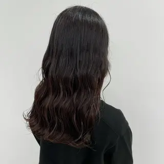 ロング カラー ヘアアレンジ ブリーチ・縮毛矯正 三島佳音のヘアスタイル