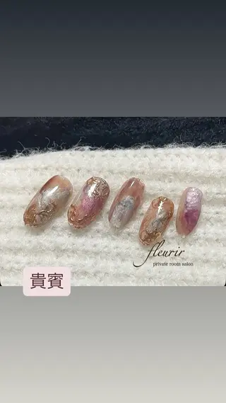 ネイル フルリール 【プライベートサロンのネイルデザイン
