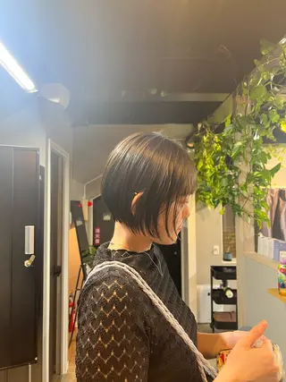 ショート est hair mar所属・艶カラー/ツイスパ/ 無造作パーマ　久保のヘアスタイル