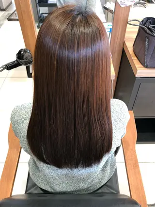 ロング パーマ ディレクター ノナカのヘアスタイル