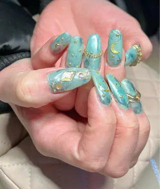 ネイル goldgleams ちなのネイルデザイン