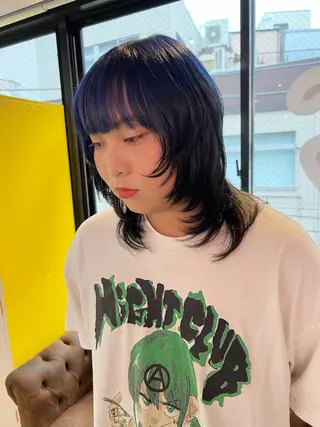 ミディアム 💥ウルフカット デザインあんな💥のヘアスタイル