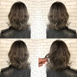 ミディアム カラー 佐藤 高徳のヘアスタイル