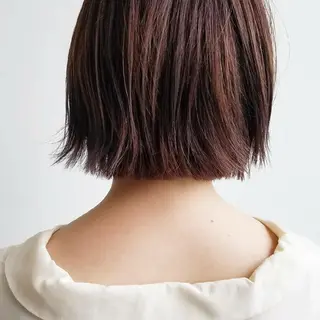 ショート カラー パーマ ヘアアレンジ iplus✴ まつげ、眉毛、耳つぼのマツエク・マツパデザイン