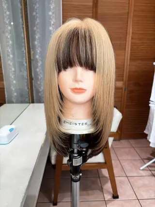 セミロング 🥣ブリーチ・カラー 平城秀馬/原宿のヘアスタイル