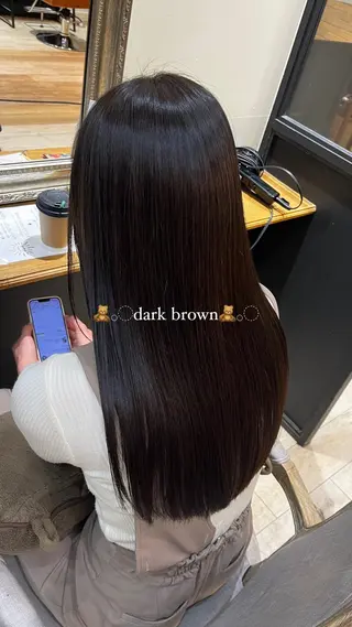 カラー KOKORO 中村 朱里のヘアスタイル